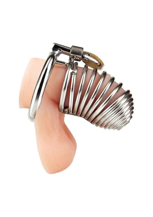 Blueline Prisoner Cock Cage - Iron - Metal