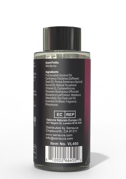 Me and You Pheromone Infused Luxury Massage Oil Berry Flirty - 2oz