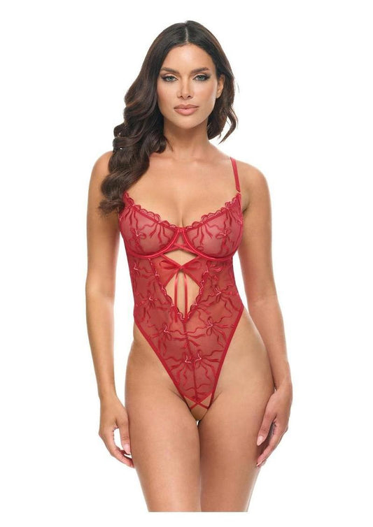 Oh LA LA Mariah Teddy - Red - Large