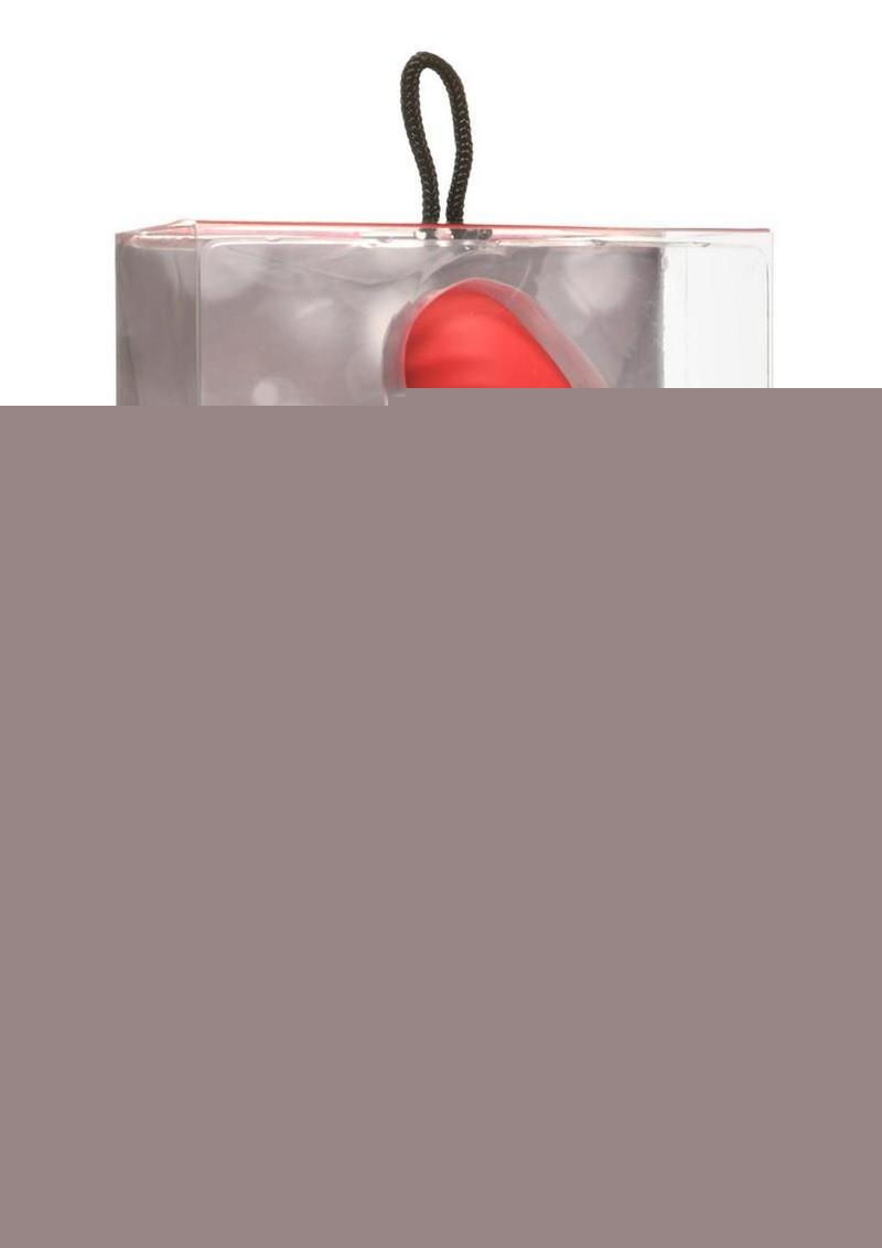 Bloomgasm Boom Bloom Thrusting and Licking Rechargeable Silicone Rose Vibrator - Red