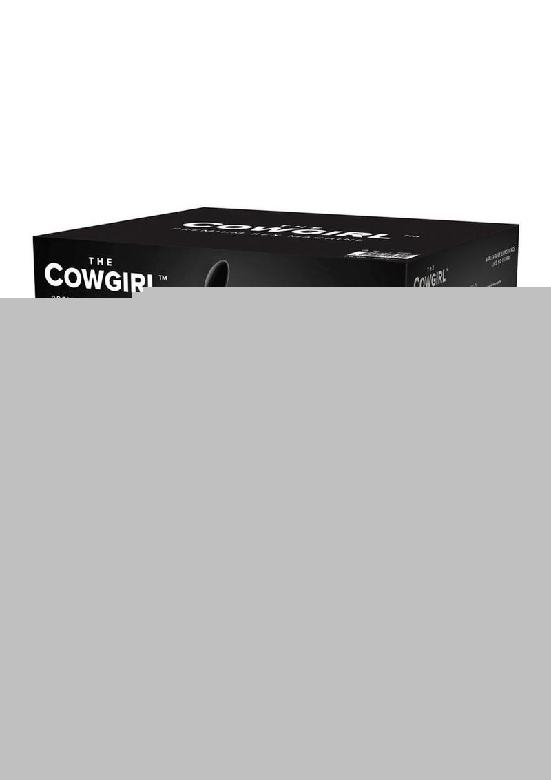 Cowgirl Premium Silicone Sex Machine - Black