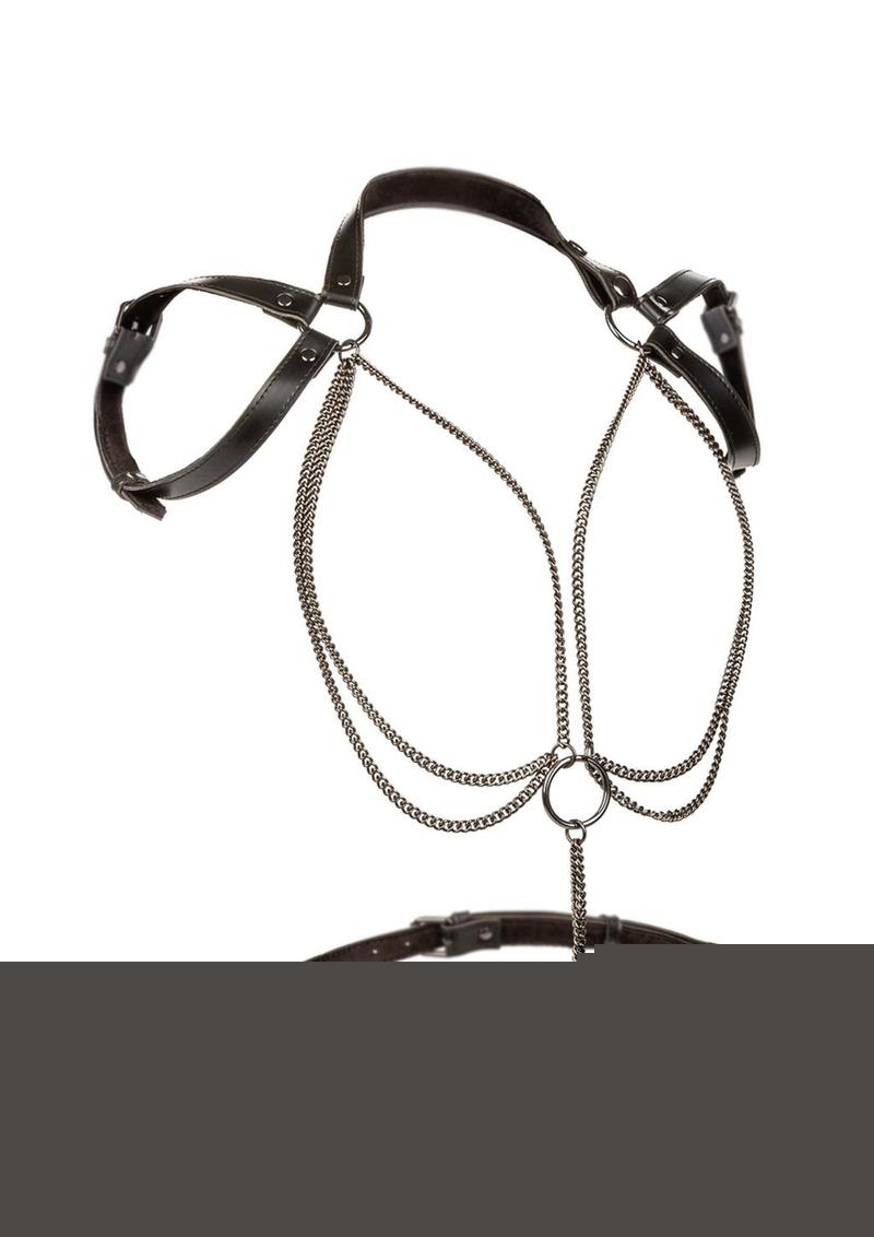 Euphoria Collection Multi Chain Halter - Black