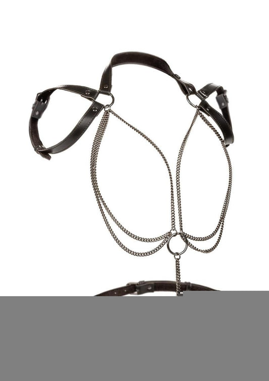 Euphoria Collection Multi Chain Halter - Black