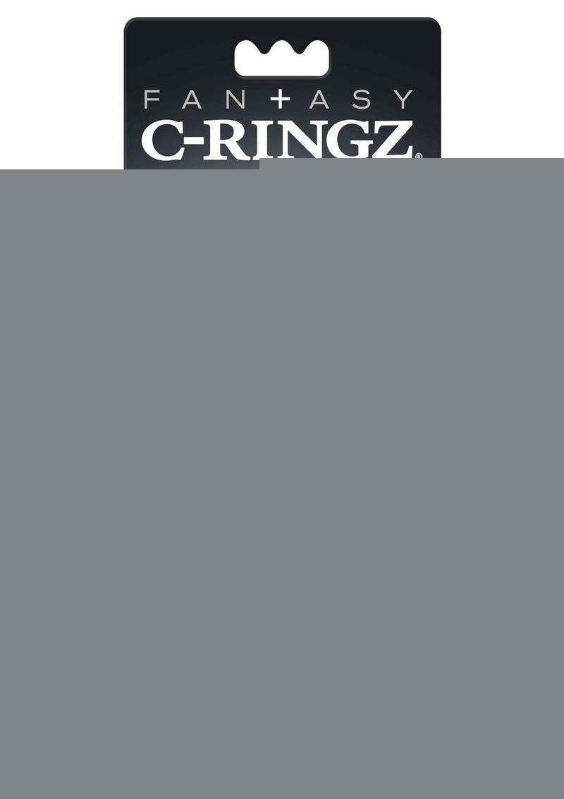 Fantasy C-Ringz Duo-Vibrating Super Cock Ring with Bullets - Black