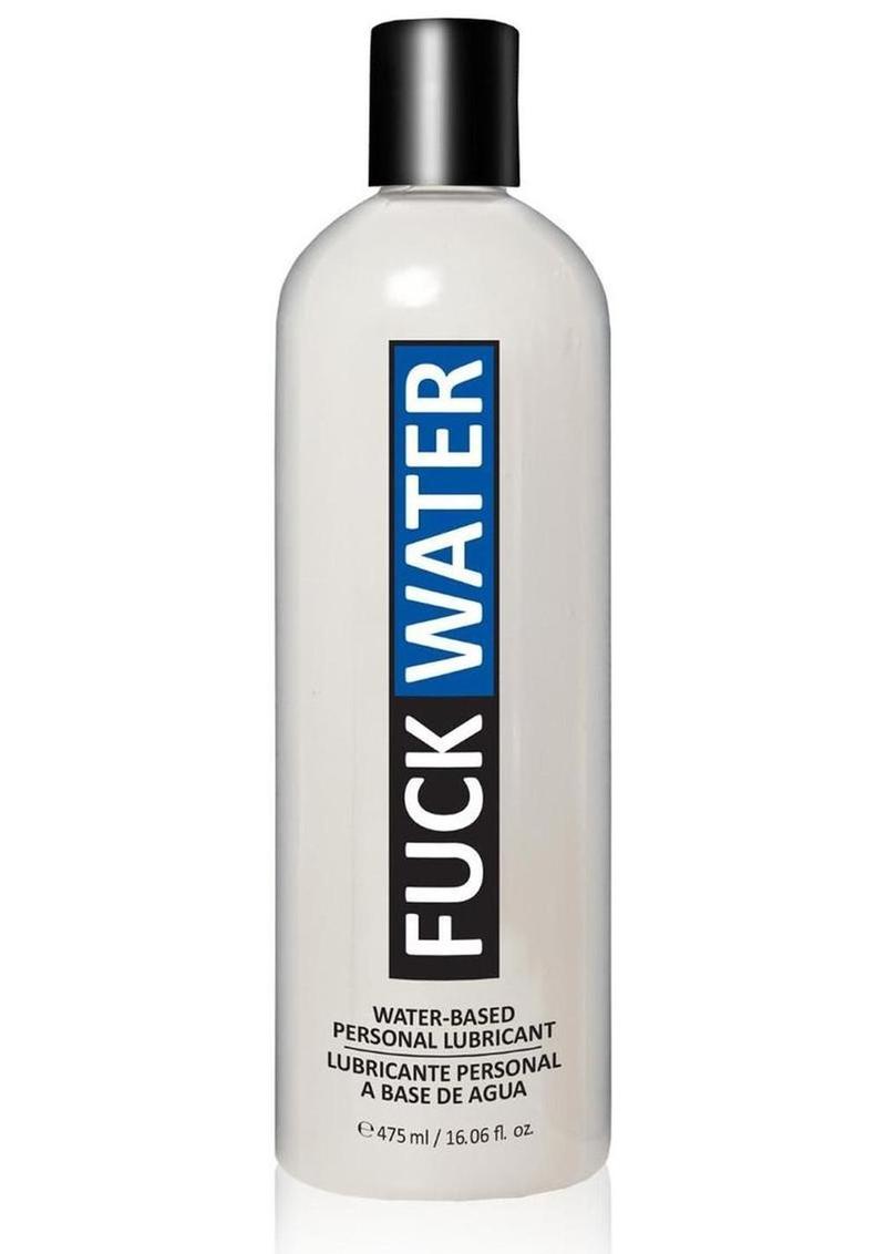 Fuck Water Original H2O 16oz water-based personal lubricant bottle