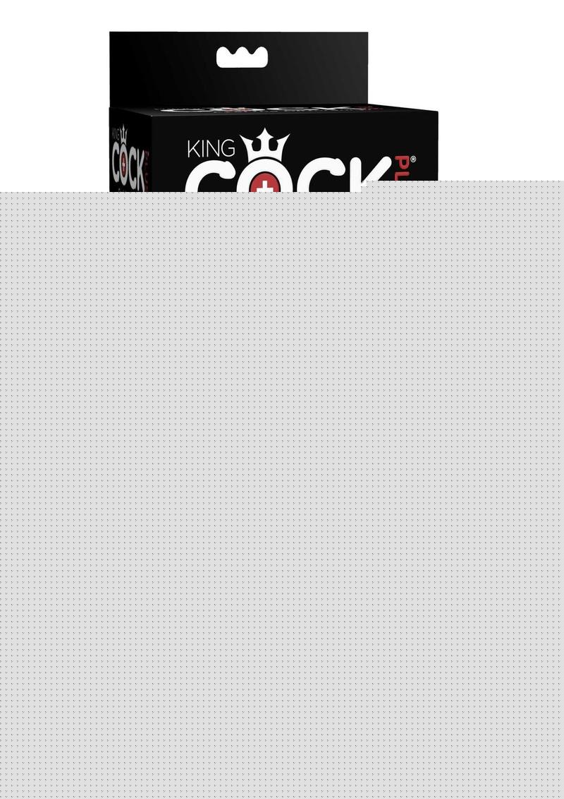 King Cock Plus Triple Density Dildo - Vanilla - 6in