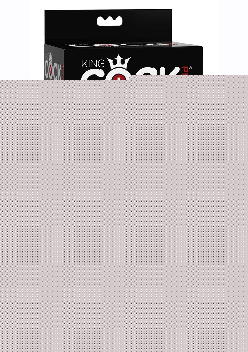 King Cock Plus Triple Density Dildo with Swinging Balls - Caramel - 7in