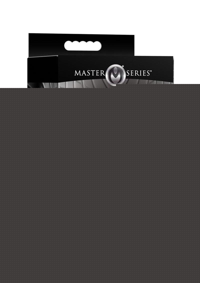 Master Series Dicked Hollow Anal Plug - Clear - Large