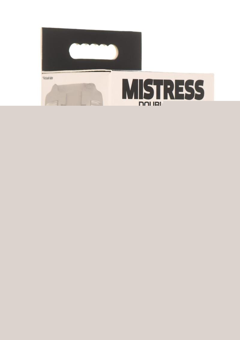 Mistress Double Shot Mouth and Pussy Stroker - Clear