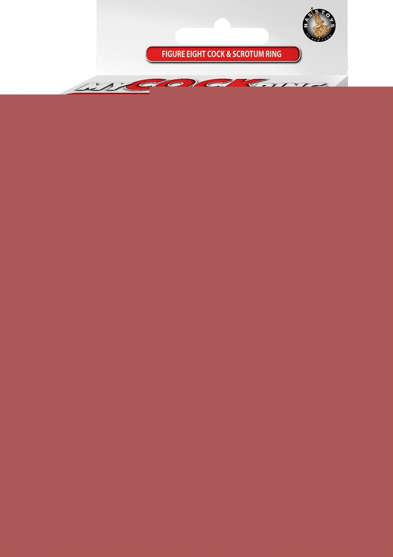 My Cockring Double Ring Silicone Cock and Scrotum Ring - Black