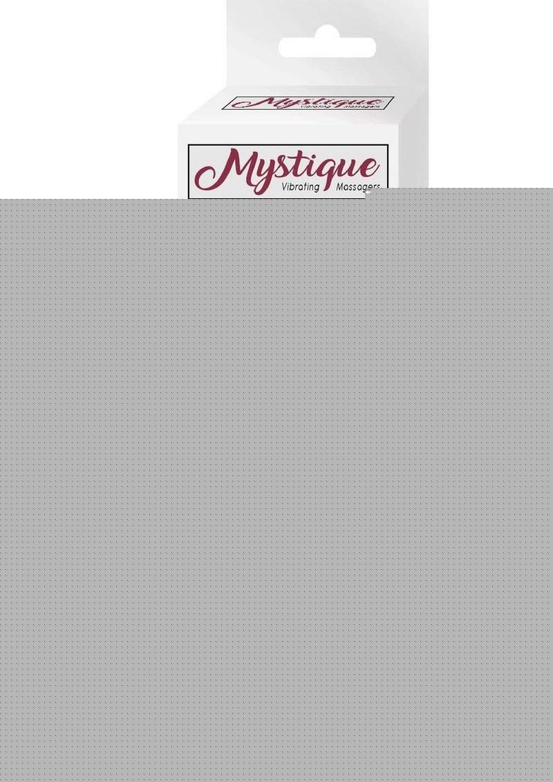 Mystique Vibrating Massagers Rechargeable Silicone Magic Wand - Eggplant/Purple