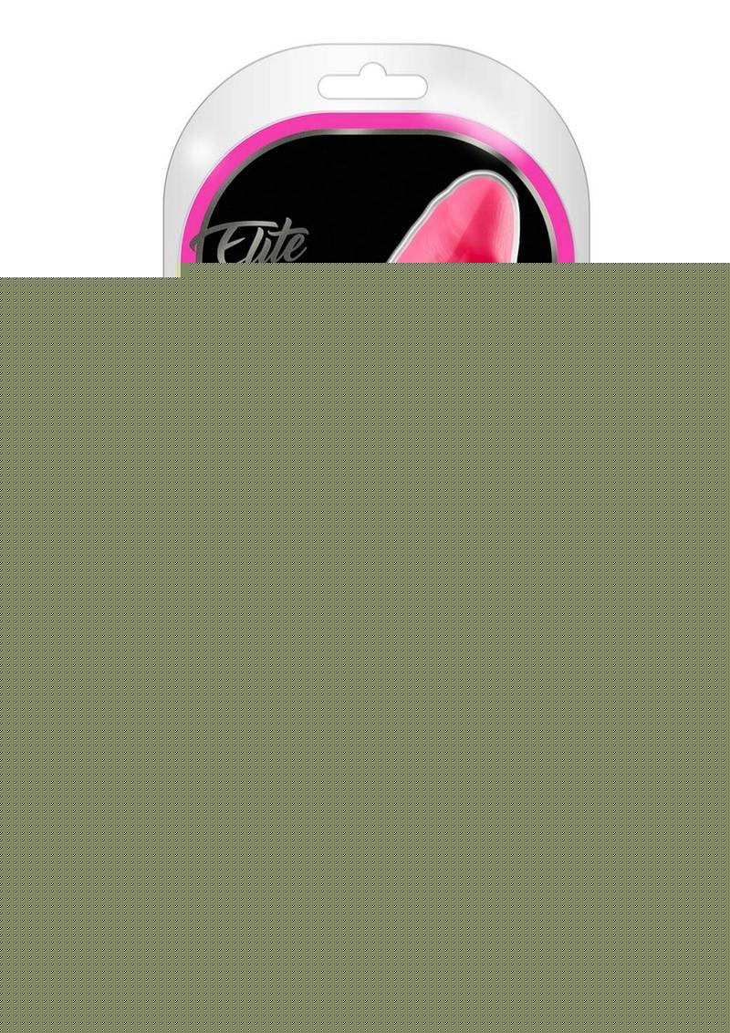 Neo Elite Silicone Dual Density Dildo - Neon Pink/Pink - 7.5in