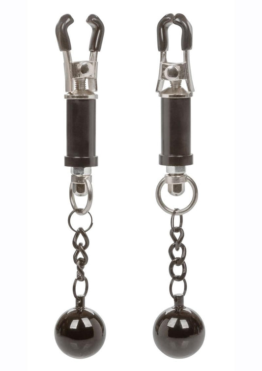 Nipple Grips Weighted Twist Nipple Clamps - Black