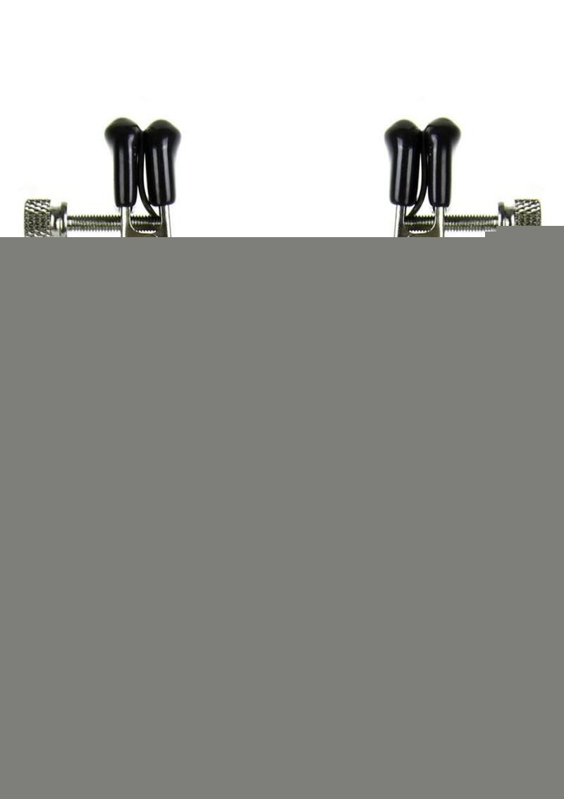 Ouch! Vibrating Nipple Clamps - Red