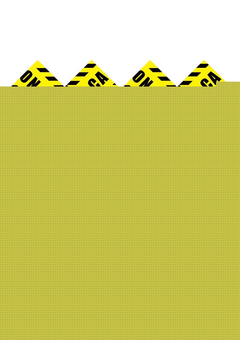 Peekaboos Caution X Pasties - Red/Yellow