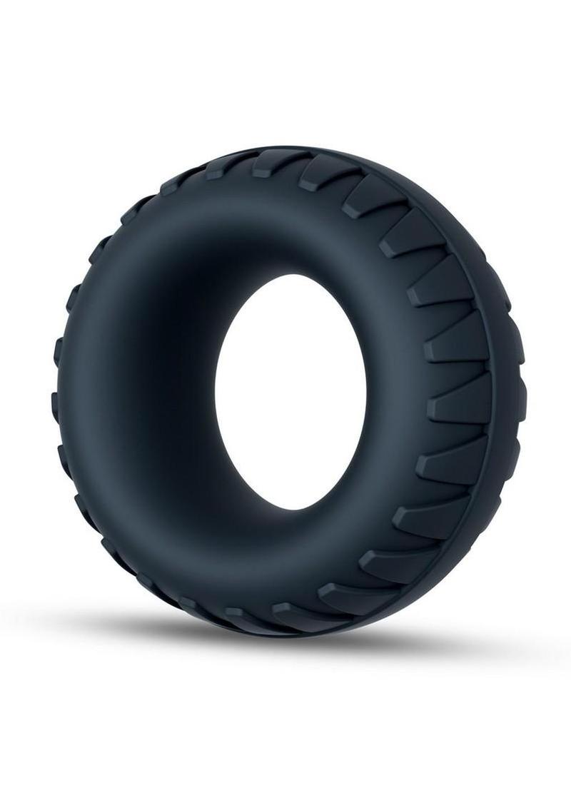 Performance Plus Traction Silicone Cock Ring - Black