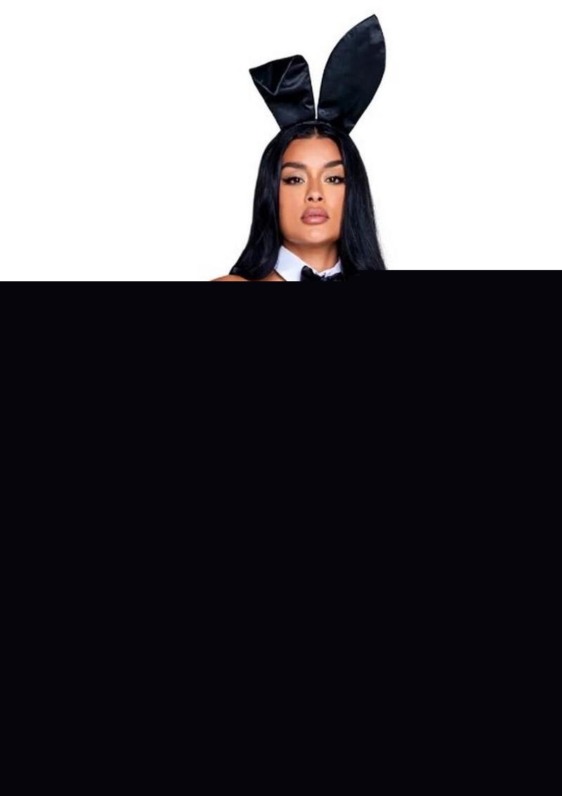 Playboy Classic Bunny Costume - Black - Small