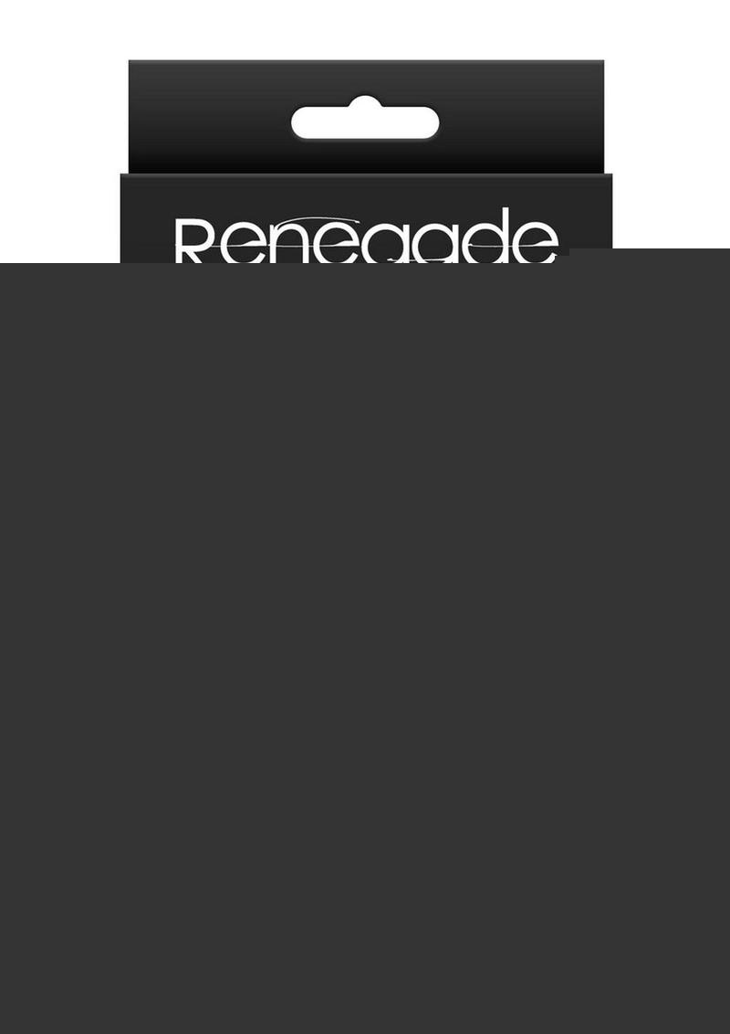 Renegade Alpine Rechargeable Silicone Anal Plug with Remote Control - Black
