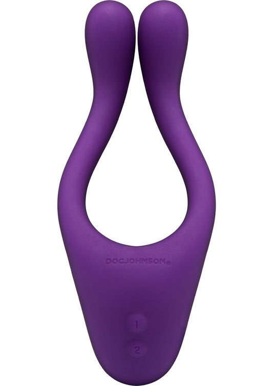 Tryst Rechargeable Multi Erogenous Zone Silicone Massager Waterproof - Purple