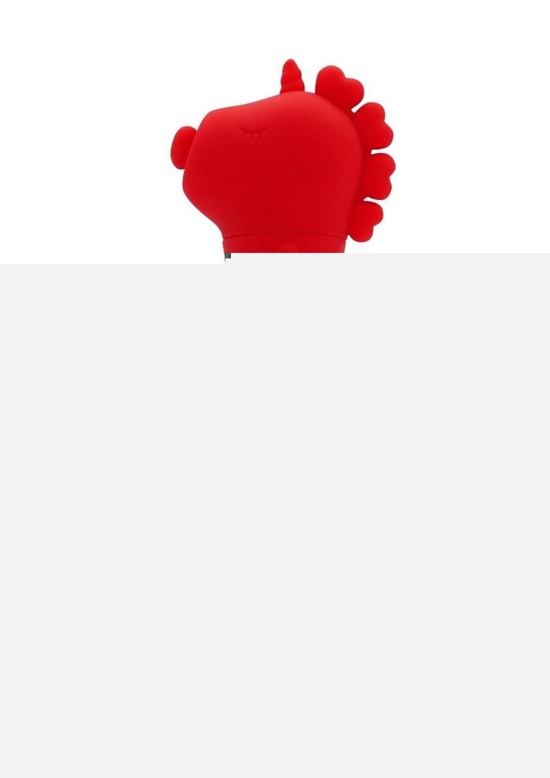 Unihorn Cupid's Beau Rechargeable Silicone USB Bullet - Red