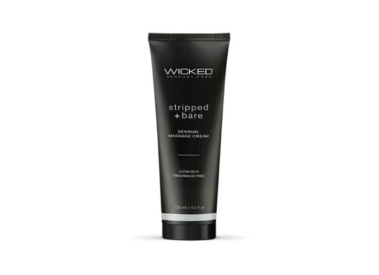 Wicked Sensual Massage Cream - Stripped and Bare