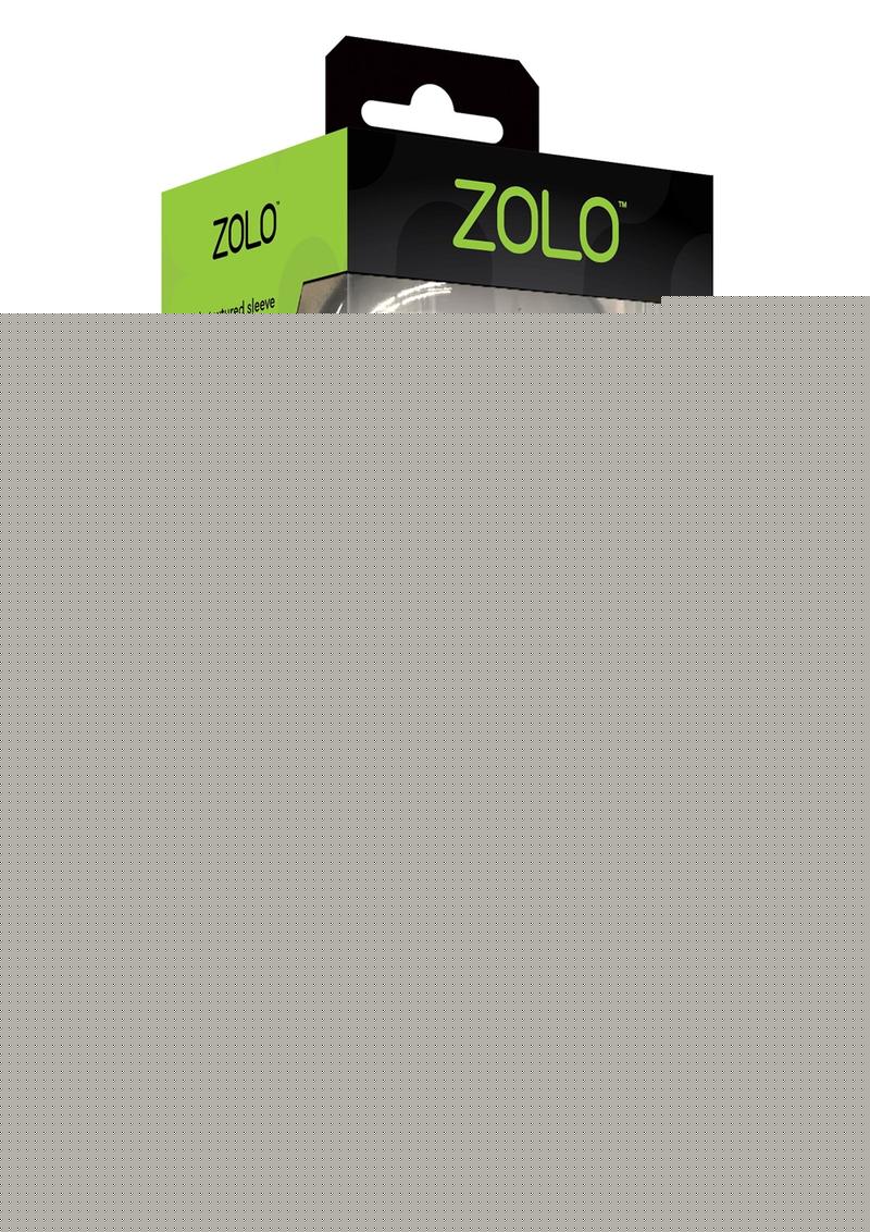 ZOLO Gripz Wavy Stroker Masturbator - Clear